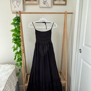 Free People Black Maxi Dress